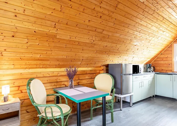 Holzhaus Am Waldrand Casa de Férias Niederfinow